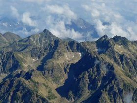 Vista aérea de los Pirineos