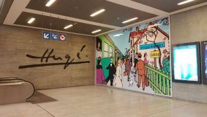 Mural de Tintín - Bruselas
