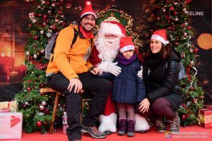 Con Papa Noel en el Mercado de Navidad de Montreux - Suiza