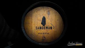 Barrica de roble de la bodega Sandeman - Vila Nova de Gaia - Oporto